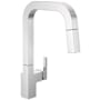 Delta Junction 1.8 GPM Single Hole Pull Down Kitchen Faucet With MagnaTite and Touch-Clean Technology Chrome