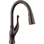 Delta Ophelia 1.8 GPM Single Hole Pull Down Kitchen Faucet - Includes Escutcheon Venetian Bronze