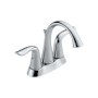 Delta Lahara Centerset Bathroom Faucet with Pop-Up Drain Assembly - Includes Lifetime Warranty Chrome