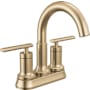 Delta Altado 1.2 GPM Centerset Tract-Pack Bathroom Faucet with Push Pop-Up Drain Assembly Champagne Bronze