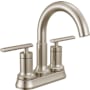 Delta Altado 1.2 GPM Centerset Tract-Pack Bathroom Faucet with Push Pop-Up Drain Assembly Brilliance Stainless