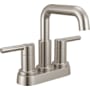 Delta Nicoli 1.2 GPM Centerset Bathroom Faucet with Push Pop-Up Drain Assembly Brilliance Stainless