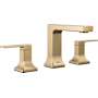 Delta Velum 1.2 GPM Widespread Bathroom Faucet with Pop-Up Drain Assembly Champagne Bronze