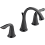 Delta Lahara Widespread Bathroom Faucet with Pop-Up Drain Assembly - Includes Lifetime Warranty Venetian Bronze