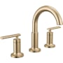 Delta Altado 1.2 GPM Widespread Bathroom Faucet with Push Pop-Up Drain Assembly Champagne Bronze