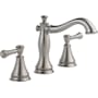 Delta Cassidy Widespread Bathroom Faucet with Pop-Up Drain Assembly - Includes Lifetime Warranty Brilliance Stainless