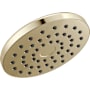 Delta PivotPro 1.75 GPM Single Function Raincan Shower Head with Touch-Clean Spray Holes Lumicoat Polished Nickel