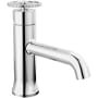 Delta Trinsic 1.2 GPM Single Hole Bathroom Faucet Less Drain Assembly Chrome