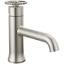 Delta Trinsic 1.2 GPM Single Hole Bathroom Faucet Less Drain Assembly Brilliance Stainless
