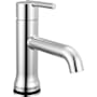 Delta Trinsic Touch2O Touchless 1.2 GPM Single Hole Bathroom Faucet with Push Pop-Up Drain Assembly Chrome