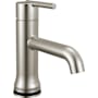 Delta Trinsic Touch2O Touchless 1.2 GPM Single Hole Bathroom Faucet with Push Pop-Up Drain Assembly Brilliance Stainless