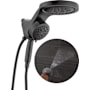 Delta HydroRain 1.75 GPM Multi Function 2-in1 Rain Shower Head and Hand Shower with H2Okinetic PowerDrench and ProClean Matte Black