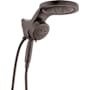 Delta HydroRain 1.75 GPM Multi Function 2-in1 Rain Shower Head and Hand Shower with H2Okinetic PowerDrench and ProClean Venetian Bronze