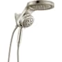 Delta HydroRain 1.75 GPM Multi Function 2-in1 Rain Shower Head and Hand Shower with H2Okinetic PowerDrench and ProClean Lumicoat Stainless