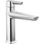 Delta Galeon 1.2 GPM Single Hole Bathroom Faucet Less Drain Assembly Lumicoat Chrome