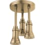 Delta Universal Showering 2.5 GPM Single Function Pendant Shower Head with LED Light Champagne Bronze