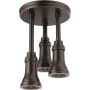 Delta Universal Showering 2.5 GPM Single Function Pendant Shower Head with LED Light Venetian Bronze