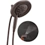 Delta In2ition 1.75 GPM Multi Function 2-in-1 Shower Head and Hand Shower with ProClean Venetian Bronze