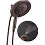 Delta In2ition 2.5 GPM Multi Function 2-in-1 Shower Head and Hand Shower with ProClean Venetian Bronze
