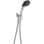 Delta Universal Showering 1.75 GPM Single Function Hand Shower Package with Shower Arm Mount and Hose Chrome