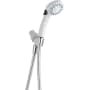 Delta Universal Showering 1.75 GPM Single Function Hand Shower Package with Shower Arm Mount and Hose White