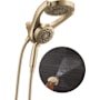 Delta HydroRain 1.75 GPM 2-in1 Shower Head and Hand Shower with ProClean Spray Champagne Bronze