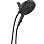 Delta Universal Showering In2ition 1.75 GPM 2-in-1 Hand Shower and Shower Head with ProClean Technology Matte Black
