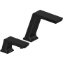 Delta Contrasta 1 GPM Proximity Faucet with Soap Dispenser - Battery, Less Mixing Valve Matte Black