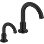 Delta Rustica 0.5 GPM Proximity Faucet with Soap Dispenser - Hardwire, Less Transformer and Mixing Valve Matte Black