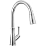 Delta Westville 1.8 GPM Single Hole Pull Down Kitchen Faucet with Diamond Seal Technology and Magnetic Docking Spray Head - Includes Escutcheon Chrome
