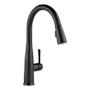 Delta Essa Pull-Down Kitchen Faucet with On/Off Touch Activation and Magnetic Docking Spray Head Matte Black