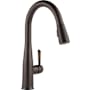 Delta Essa 1.8 GPM Single Hole Pull Down Touchless Kitchen Faucet with Voice IQ, Touch2O and Diamond Seal Technologies - Includes Escutcheon Venetian Bronze