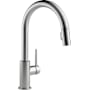 Delta Trinsic Pull-Down Kitchen Faucet with Magnetic Docking Spray Head - Includes Lifetime Warranty Arctic Stainless