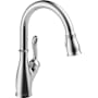 Delta Leland Pull-Down Kitchen Faucet with Magnetic Docking Spray Head and ShieldSpray - Includes Lifetime Warranty Chrome