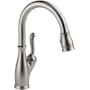 Delta Leland Pull-Down Kitchen Faucet with Magnetic Docking Spray Head and ShieldSpray - Includes Lifetime Warranty SpotShield Stainless