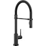 Delta Trinsic Semi Pro 1.8 GPM Single Hole Pull Down Touchless Kitchen Faucet with Touch2O, MagnaTite, Diamond Seal and Touch-Clean Technologies Matte Black