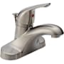 Delta Foundations Core-B Centerset Bathroom Faucet with Pop-Up Drain Assembly - Includes Lifetime Warranty Brilliance Stainless