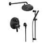 Delta Trinsic Thermostatic Shower System with Shower Head and Shower Arm - Includes Rough-In Matte Black