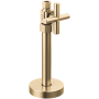 Delta Straight Supply Stop Valve with Cross Handle - Less Supply Line Champagne Bronze