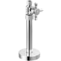 Delta Straight Supply Stop Valve with Cross Handle - Less Supply Line Chrome