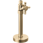 Delta Straight Supply Stop Valve with Cross Handle - Less Supply Line Champagne Bronze