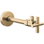 Delta Angled Supply Stop Valve with Cross Handle - Less Supply Line Champagne Bronze