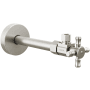 Delta Angled Supply Stop Valve with Cross Handle - Less Supply Line Brilliance Stainless