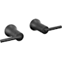 Delta Trinsic Bathroom Faucet Wall Mounted Lever Handles Matte Black
