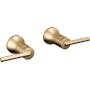 Delta Trinsic Bathroom Faucet Wall Mounted Lever Handles Champagne Bronze
