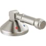 Delta Broderick Single Lever Handle for Roman Tub Filler Lumicoat Stainless