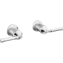 Delta Broderick Lever Handle Kit for Wall Mount Tub Filler Lumicoat Chrome