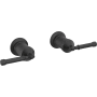 Delta Broderick Lever Handle Kit for Wall Mount Tub Filler Matte Black