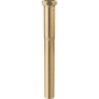 Delta P-Trap Slip Joint Extension Tube Champagne Bronze