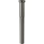 Delta P-Trap Slip Joint Extension Tube Black Stainless